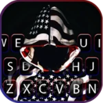 american flag hoodie keyboard android application logo